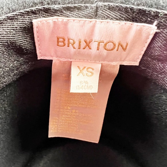 New Brixton black felt wool Unisex Cowboy Cohen Hat Size XS - Picture 5 of 7